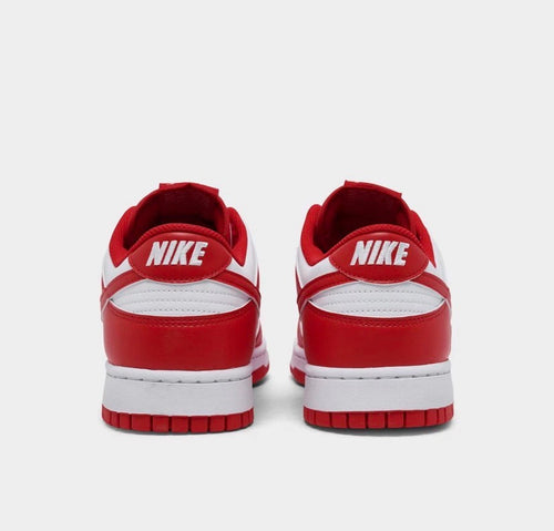 Men's Nike Dunk Low Retro Casual Shoes White/University Red/White