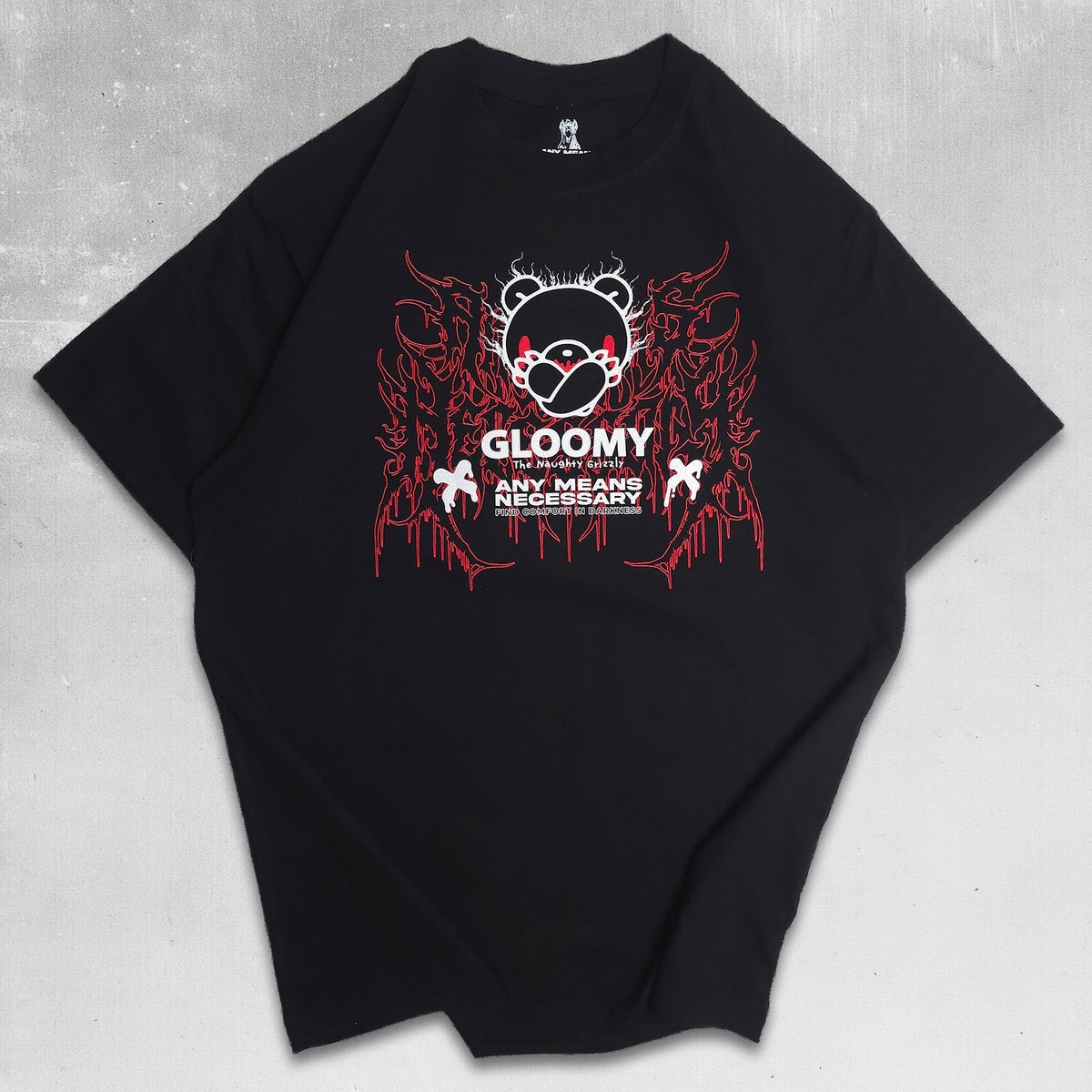 Cross Arms T-Shirt Black