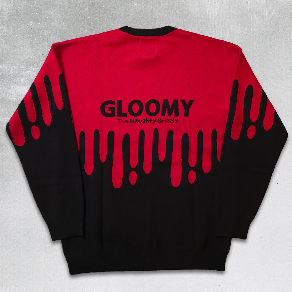 Gloomy Drip Knit Sweater