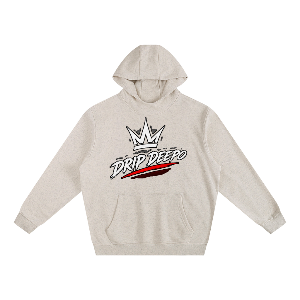 Fleeced High Neck Hoodie