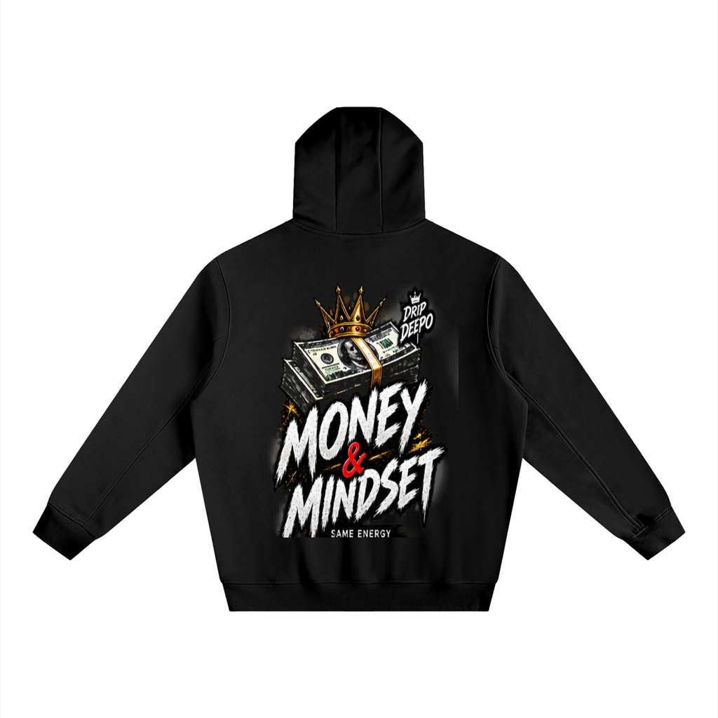 Fleeced High Neck Hoodie
