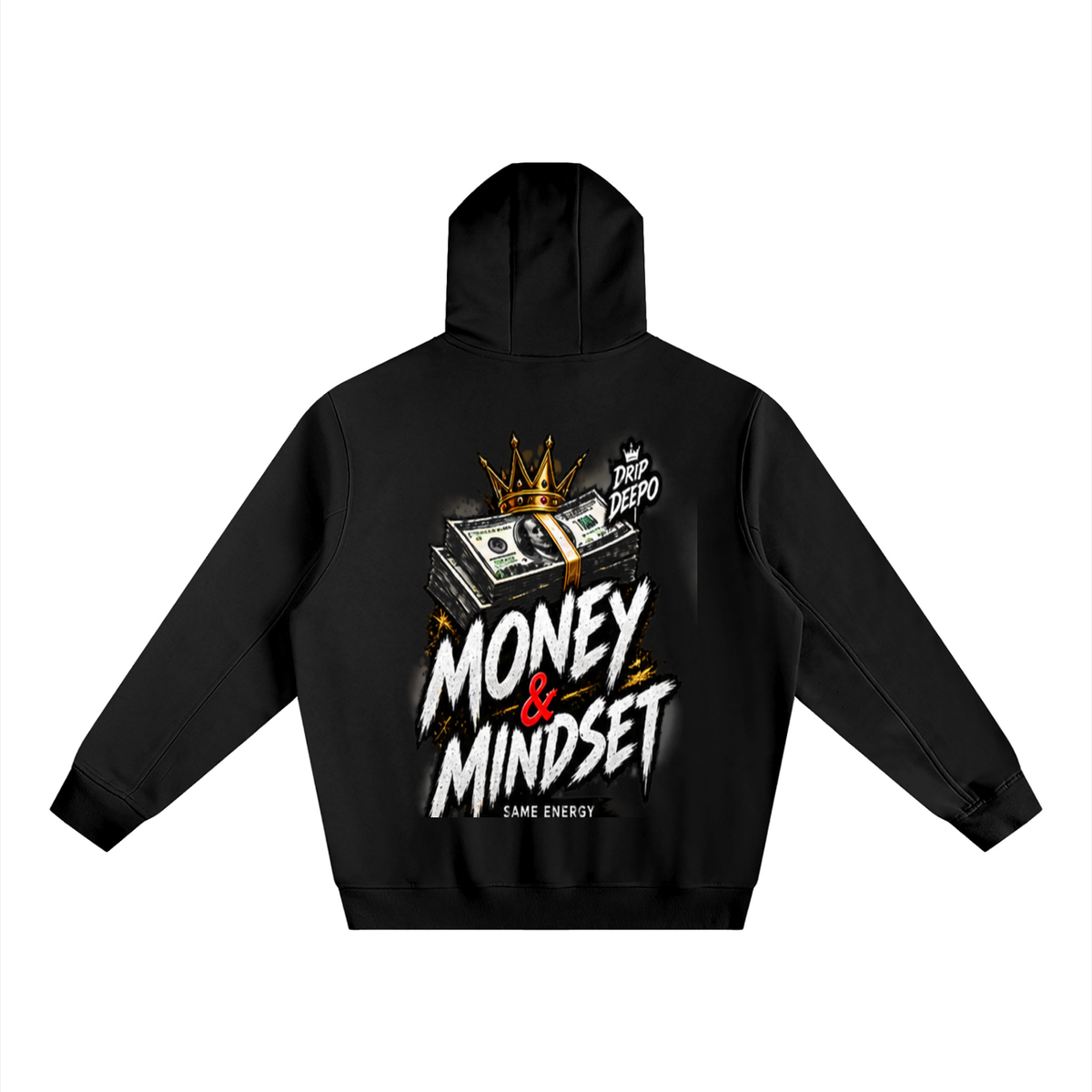 Fleeced High Neck Hoodie