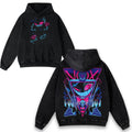 Cyber Neon Robot Hoodie "TTT"